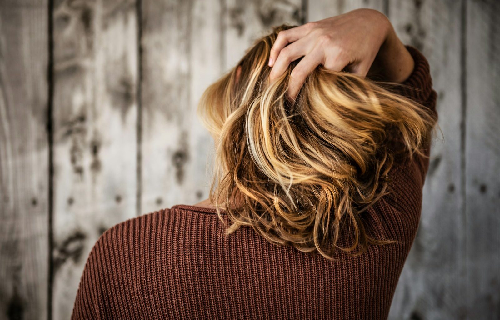 woman near wall