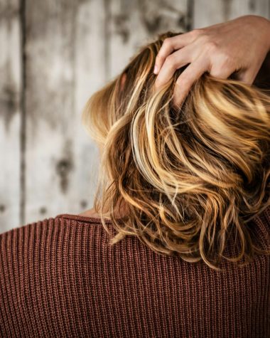 woman near wall